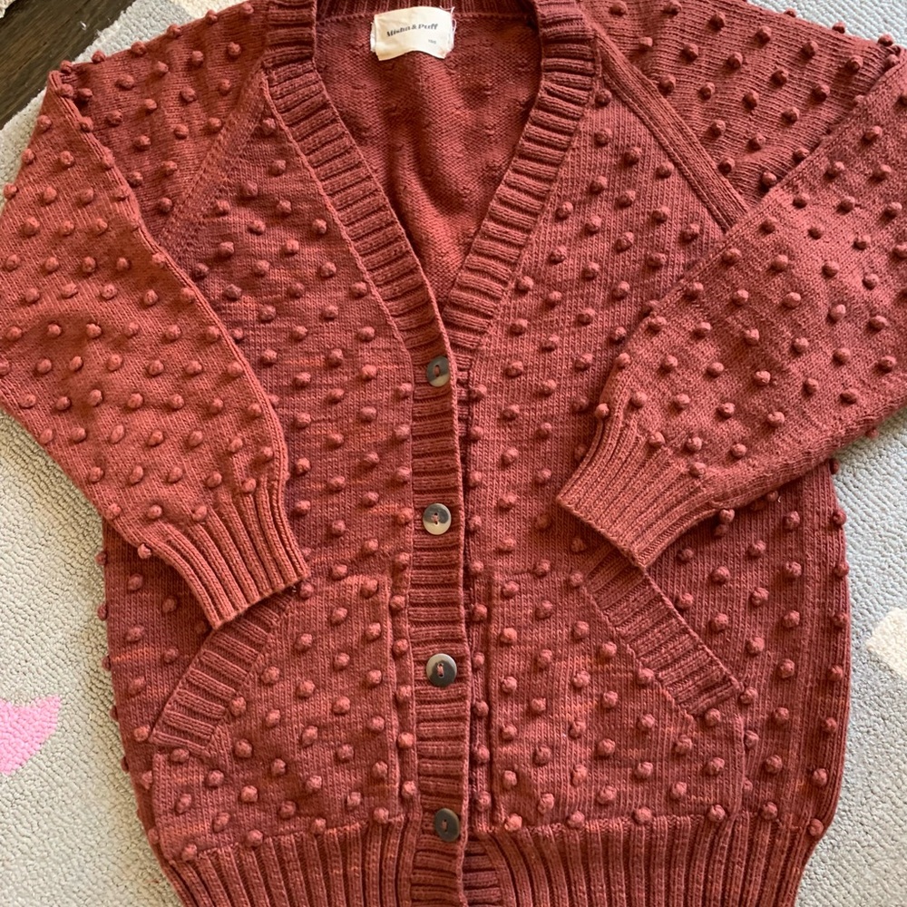 Popcorn cardigan